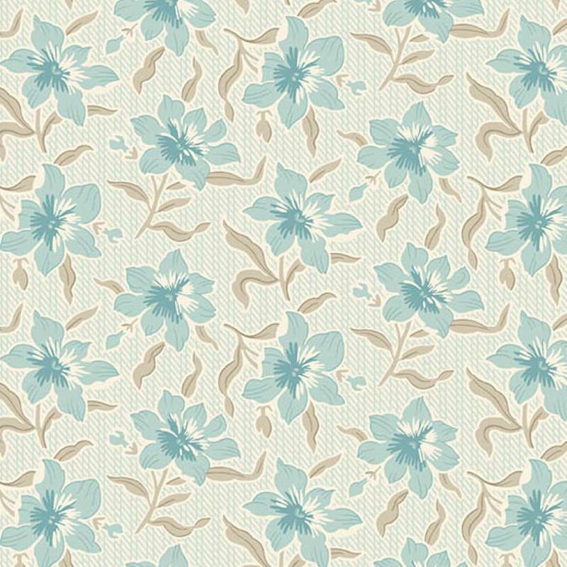 Tissu Patchwork Sewing Bird - Lilly Water