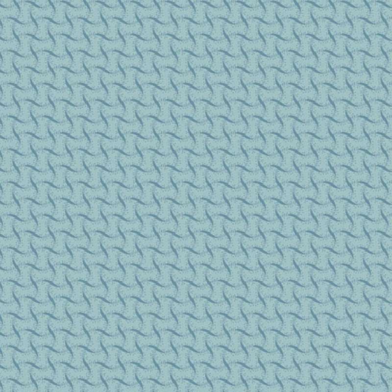 Tissu Patchwork Sewing Bird - Ribbon Weave Denim