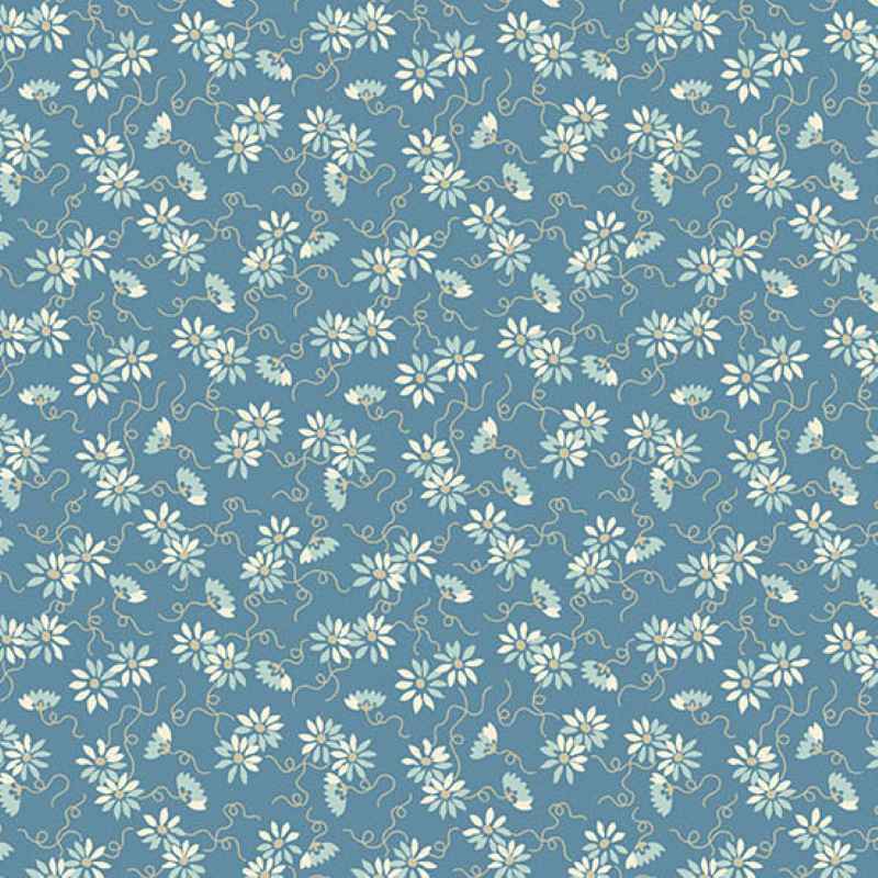 Tissu Patchwork Sewing Bird - Daisy Chain Dusk
