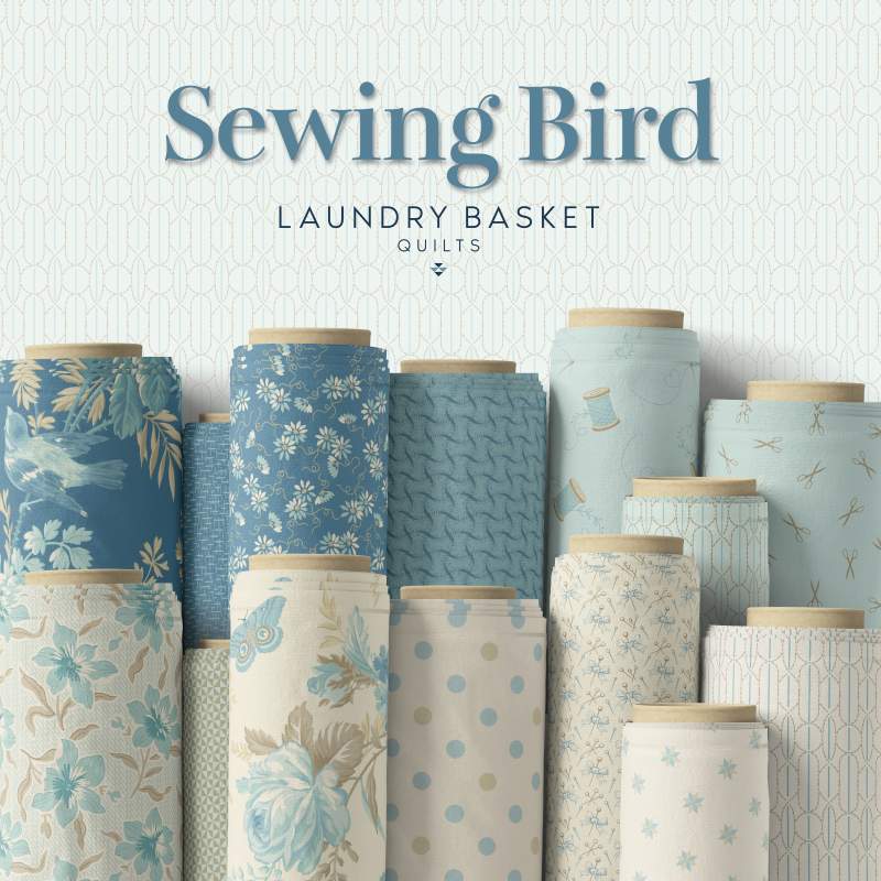 Tissu Patchwork Sewing Bird - Collection 38 Fat Eight