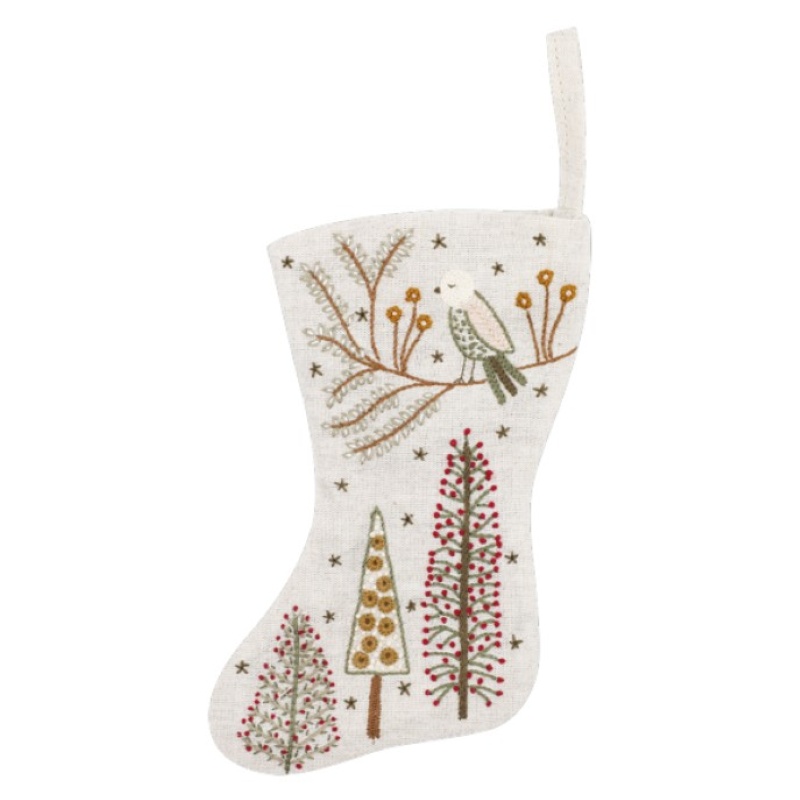 Kit Broderie Botte de Noël n°1