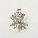 Kit Broderie Boule de Noël