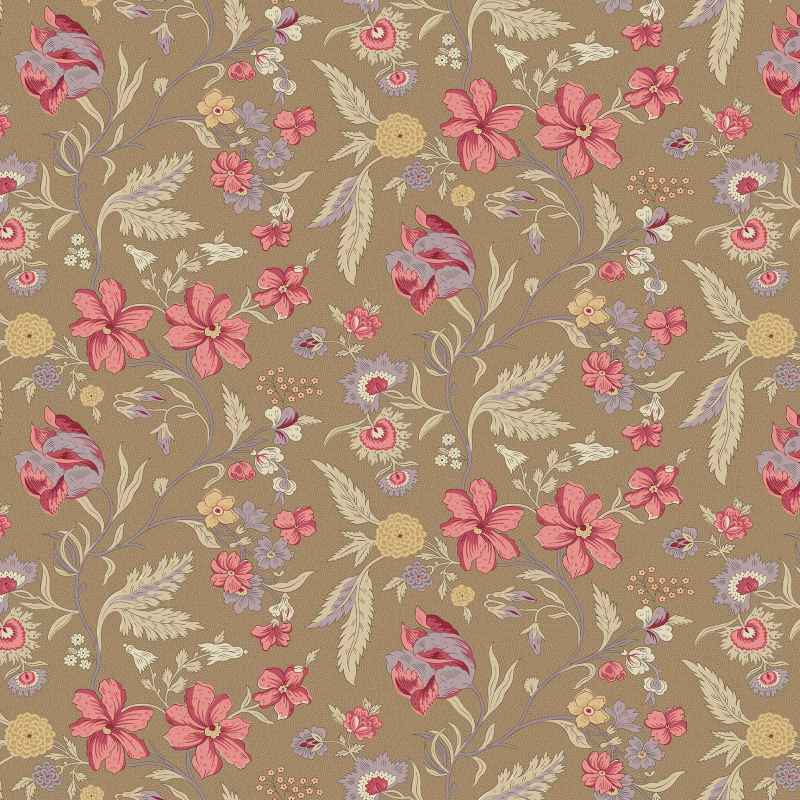 Tissu Patchwork Wildflower Cottage - Wildflowers Toffee, Coupon