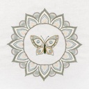 Kit Broderie Mandala N°8 - Papillon