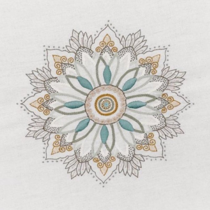 Kit Broderie Mandala N°9 - Paquerette