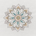 Kit Broderie Mandala N°9 - Paquerette