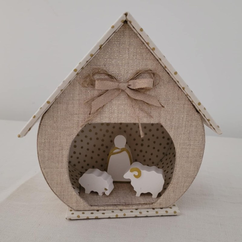 Semi-Kit Cartonnage - Mini Crêche Fabienne