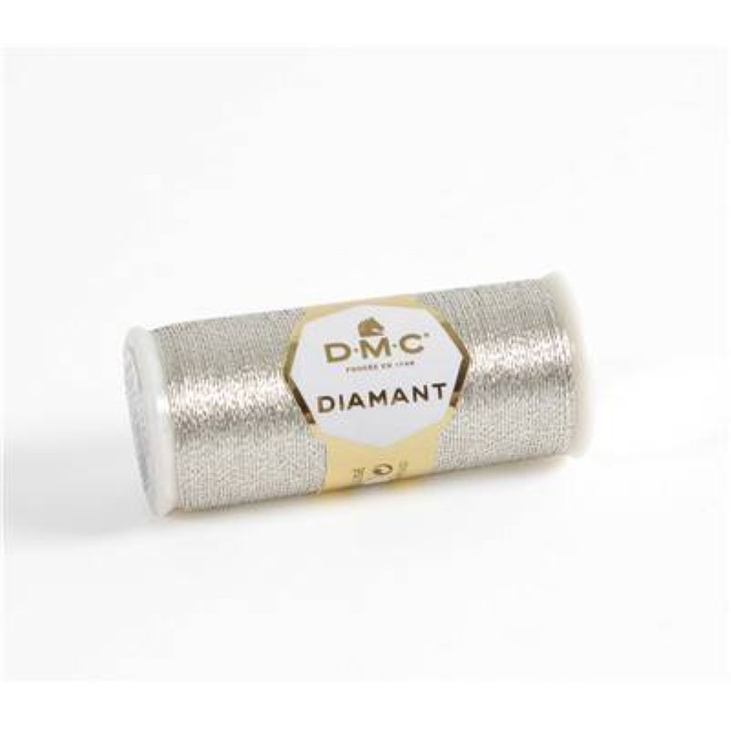 Fil Diamant DMC Métallisé Argent,Col.D168
