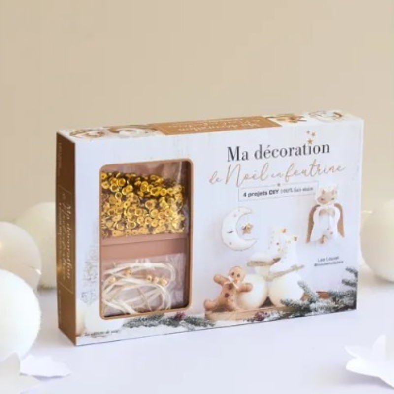 Kit Broderie Feutrine - Coffret Déco de Noël