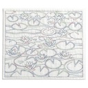 Panneau Sashiko Nénuphar de Monet