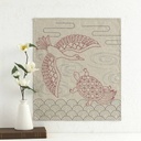 Kit Sashiko Panneau L'Ibis et la Tortue