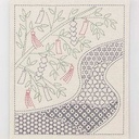 Kit Sashiko Panneau La Rivière au Bambou