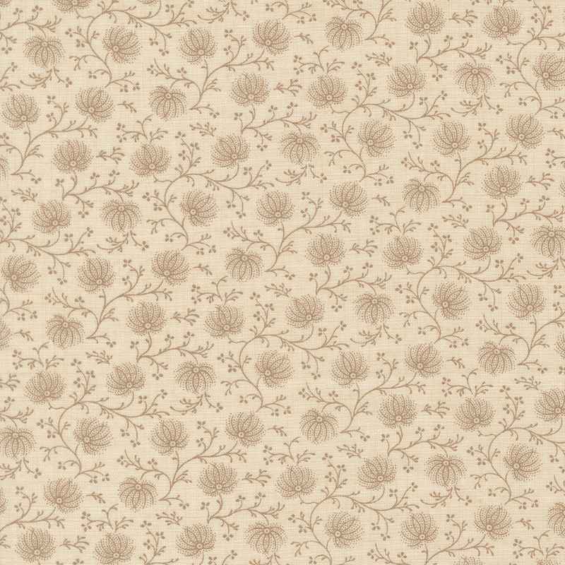 Tissu Patchwork Joie De Vivre Campanule Roche, Coupon