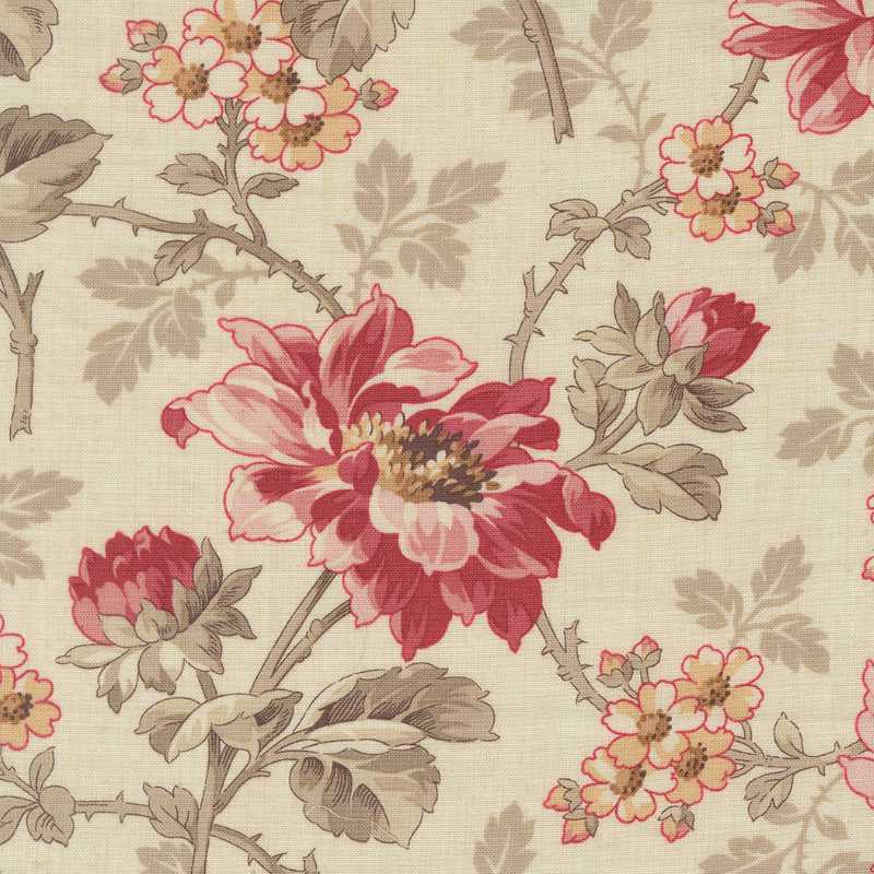 Tissu Patchwork Joie De Vivre Angélique Pearl, Coupon