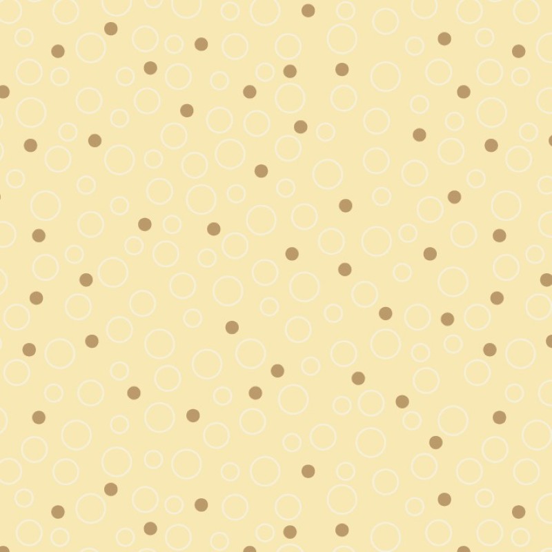 Tissu Patchwork Sands of Time "Bubbles Ecru", Coupon