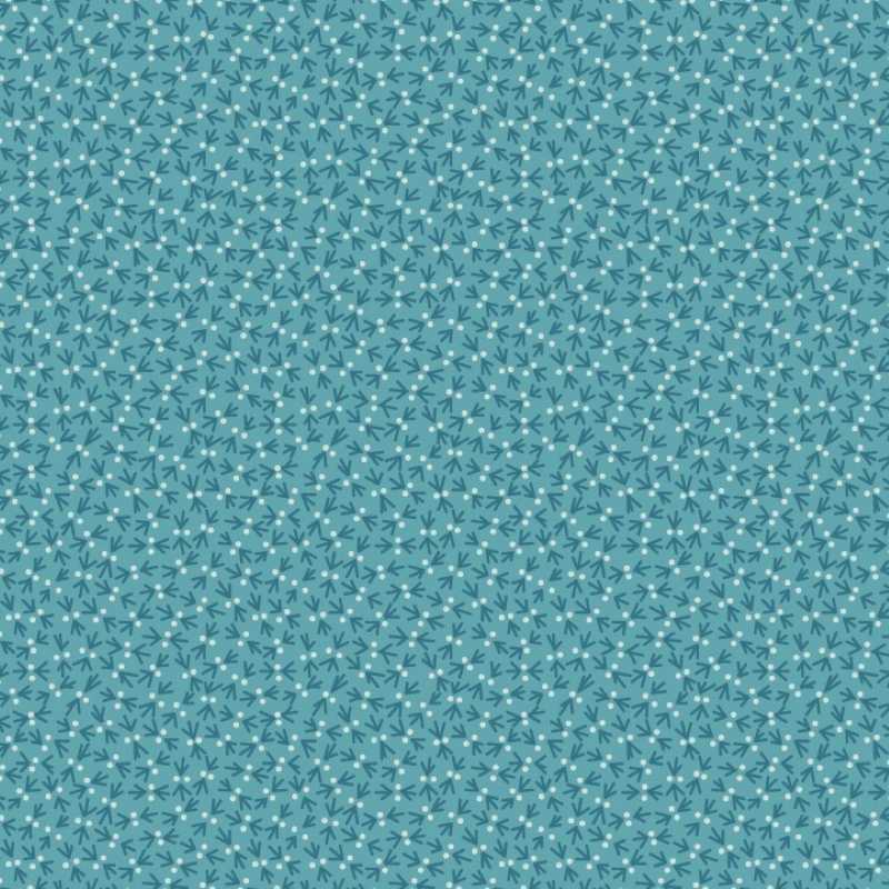 Tissu Patchwork Sands of Time "Snowbird Fountain Blue"