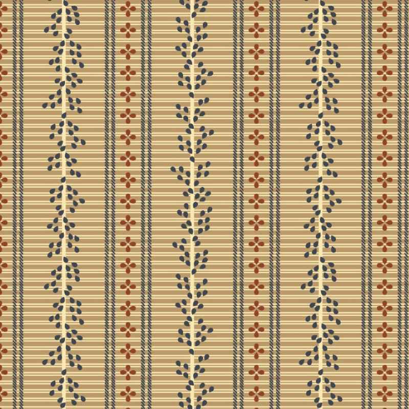 Tissu Patchwork Sands of Time "Coral Biscuit Brown"