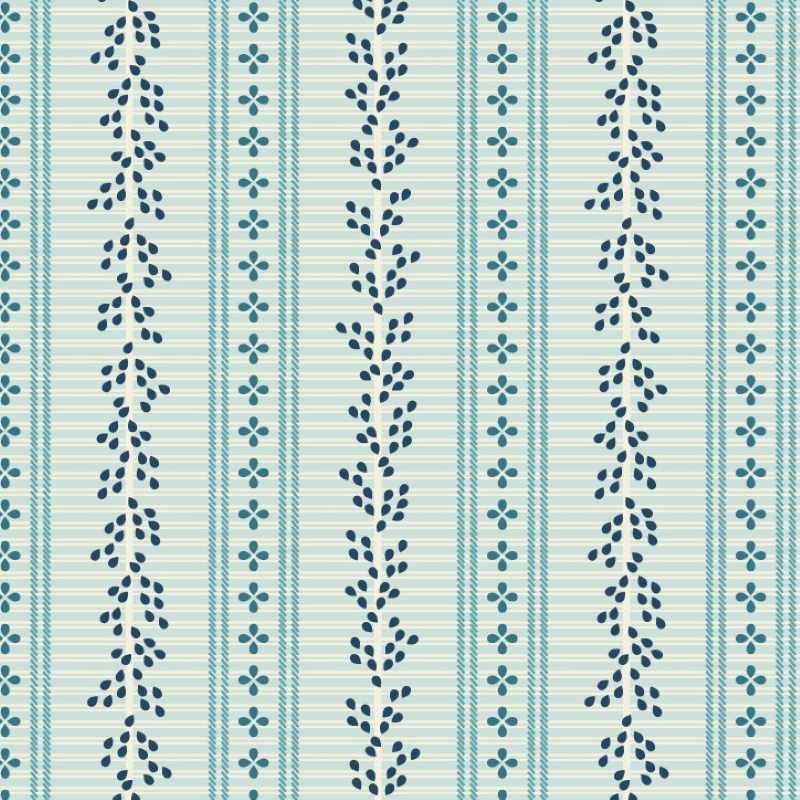 Tissu Patchwork Sands of Time "Coral Frosty Blue"