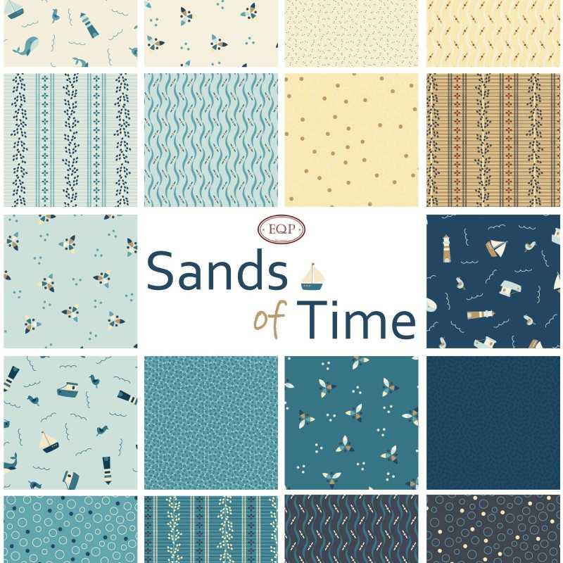 Tissu Patchwork Sands of Time Collection 18 Fat Eight