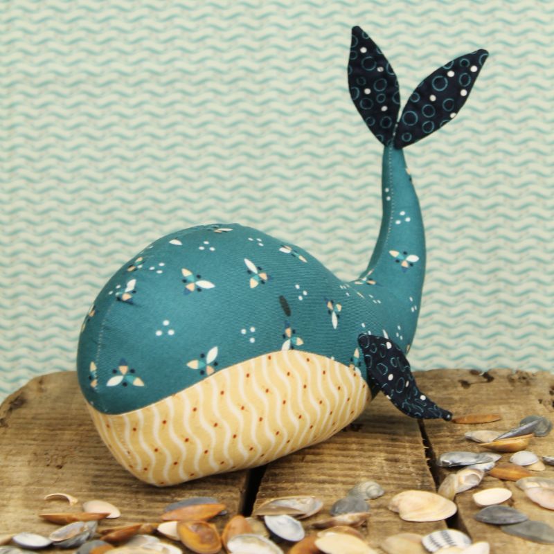 Modèle de Patchwork "Wally la Baleine"