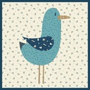 Modèle de Patchwork "Coussin Mouette"