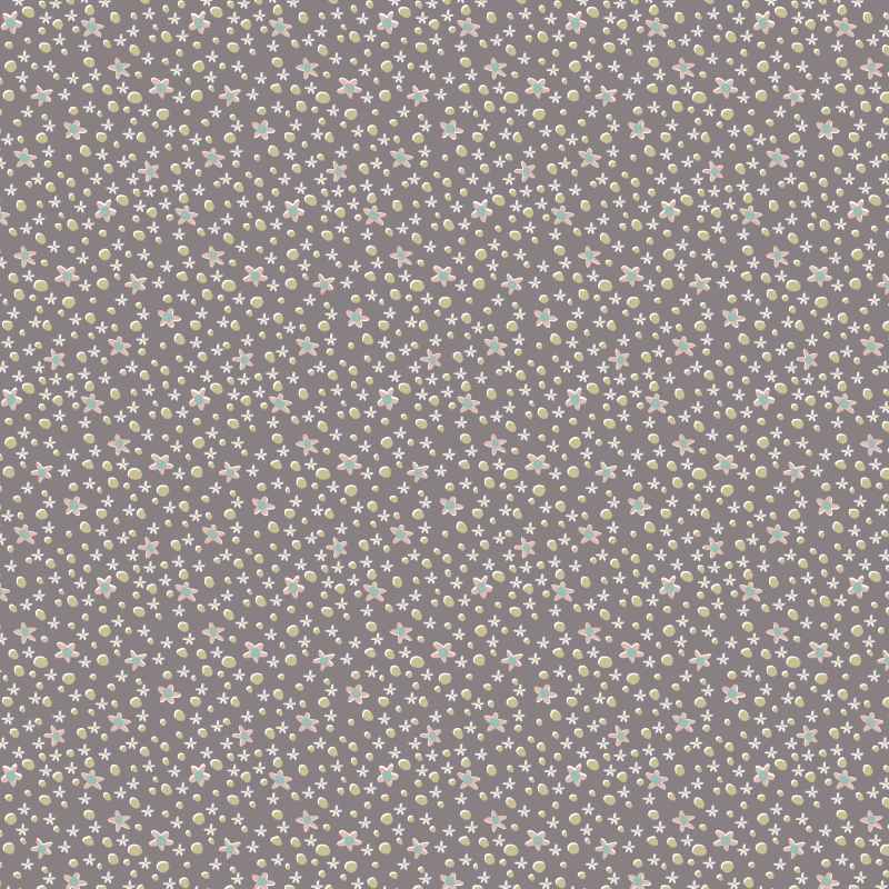Tissu Patchwork Slow & Steady - Daisy Mauve, Coupon