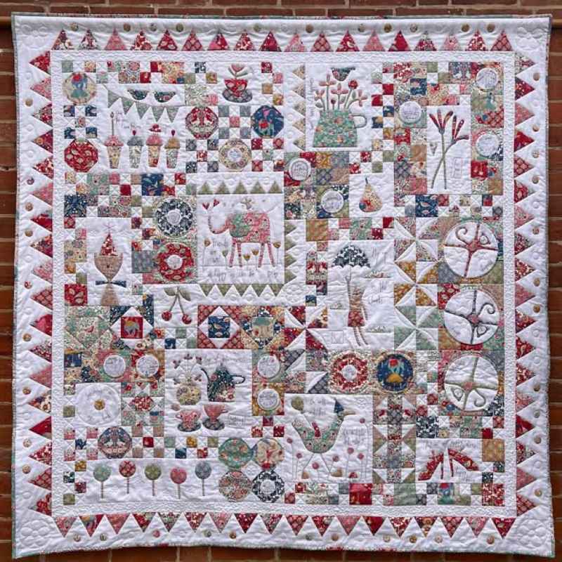 Modèle Patchwork Sunshine & Lollipops Quilt de Anni Downs