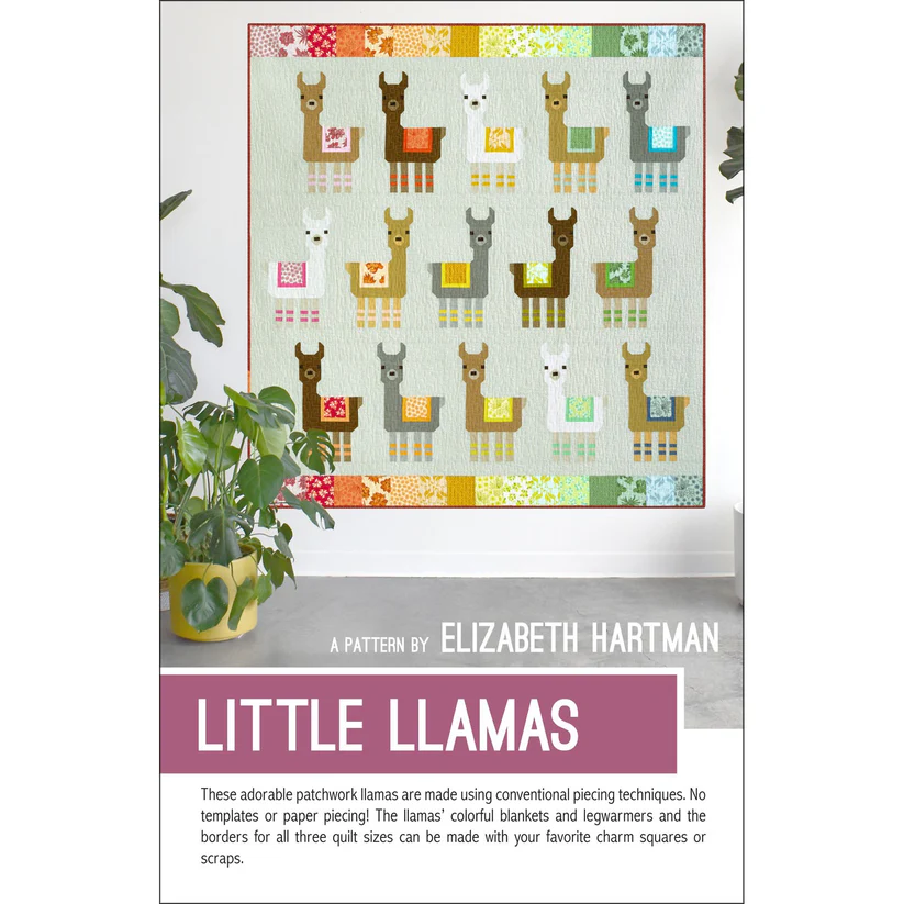 Modèle Patchwork Petits Lamas de Elisabeth Hartman