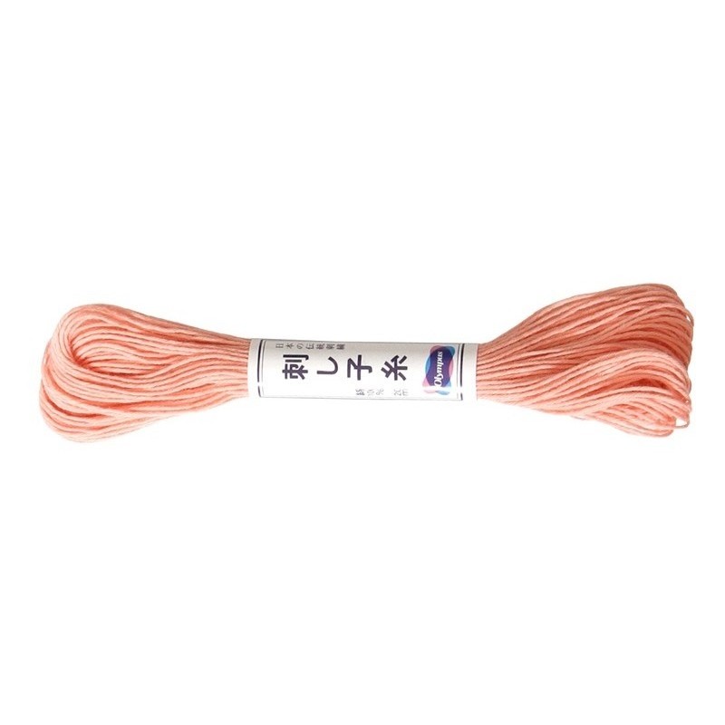 Fil Sashiko Abricot, Col. n°25 - 20 m