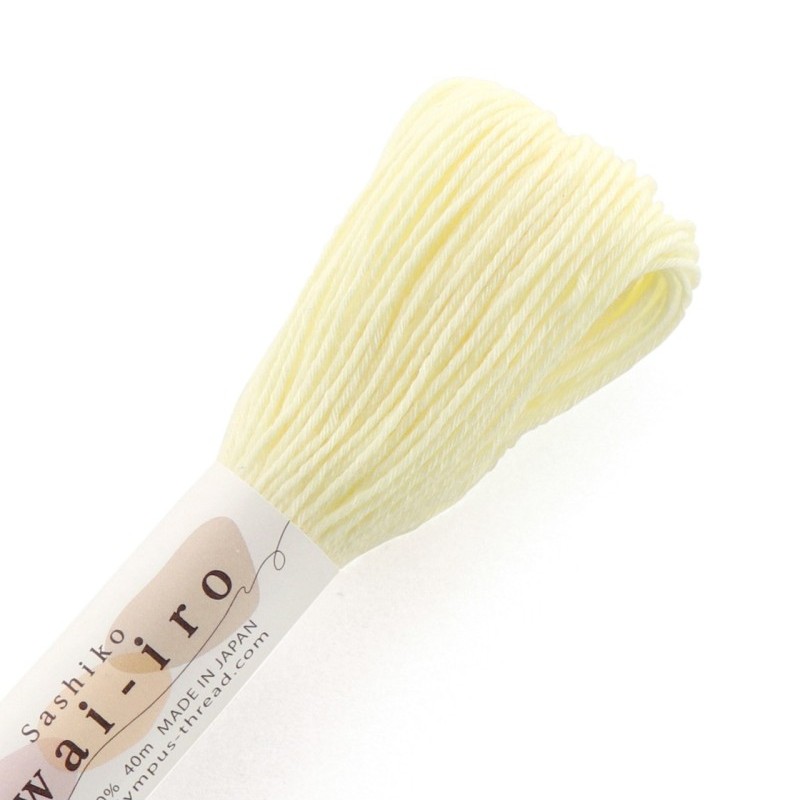 Fil Sashiko Chiffon Citron, Col. n°A2 - 40 m
