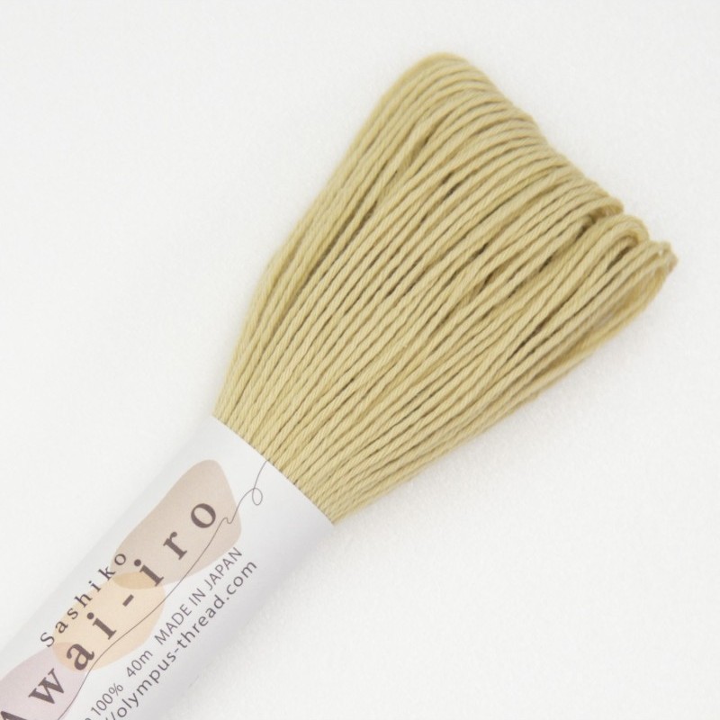 Fil Sashiko Jaune Doux, Col. n°A7 - 40 m