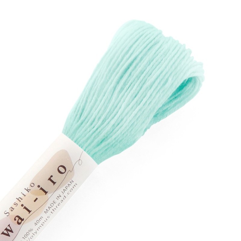 Fil Sashiko Menthe, Col. n°A13 - 40 m