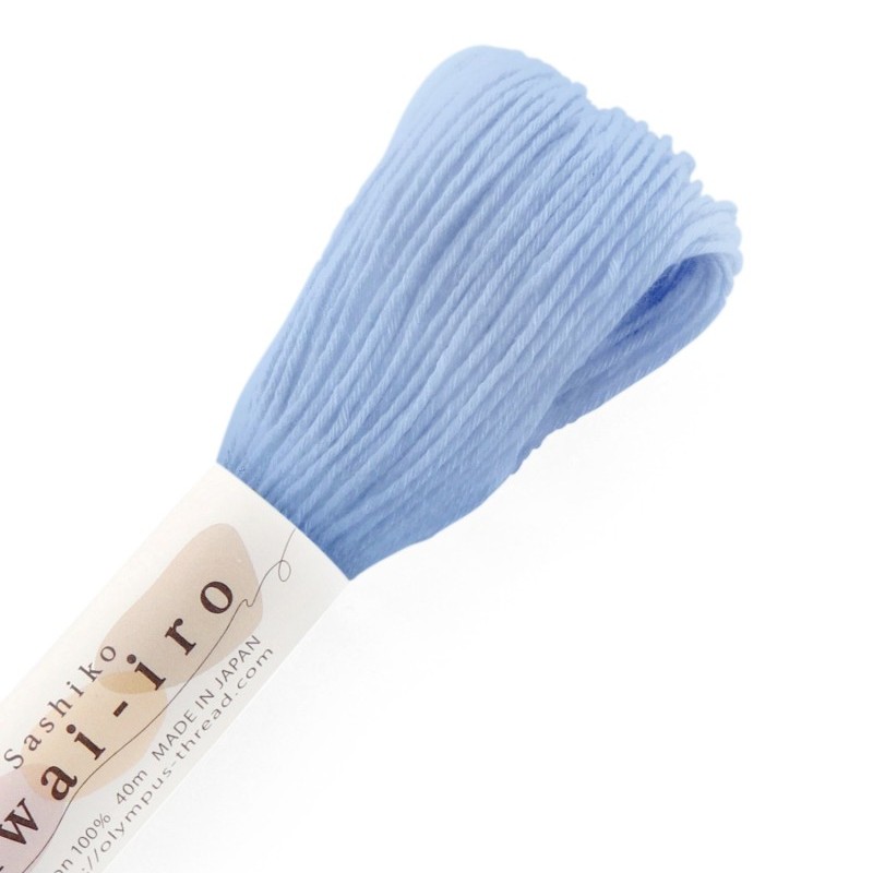 Fil Sashiko Bleu Ciel, Col. n°A14 - 40 m