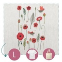 Kit Broderie Easy Custo - Planche Fleurie Coquelicots