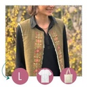 Kit Broderie Easy Custo - Planche Fleurie Esme