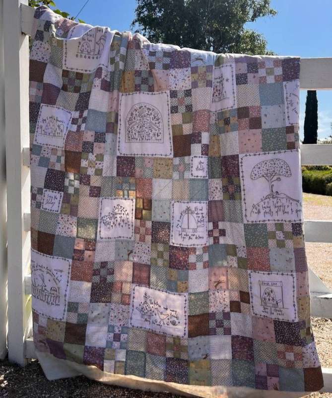 Modèle Patchwork The Slow and Steady Quilt - Anni Downs
