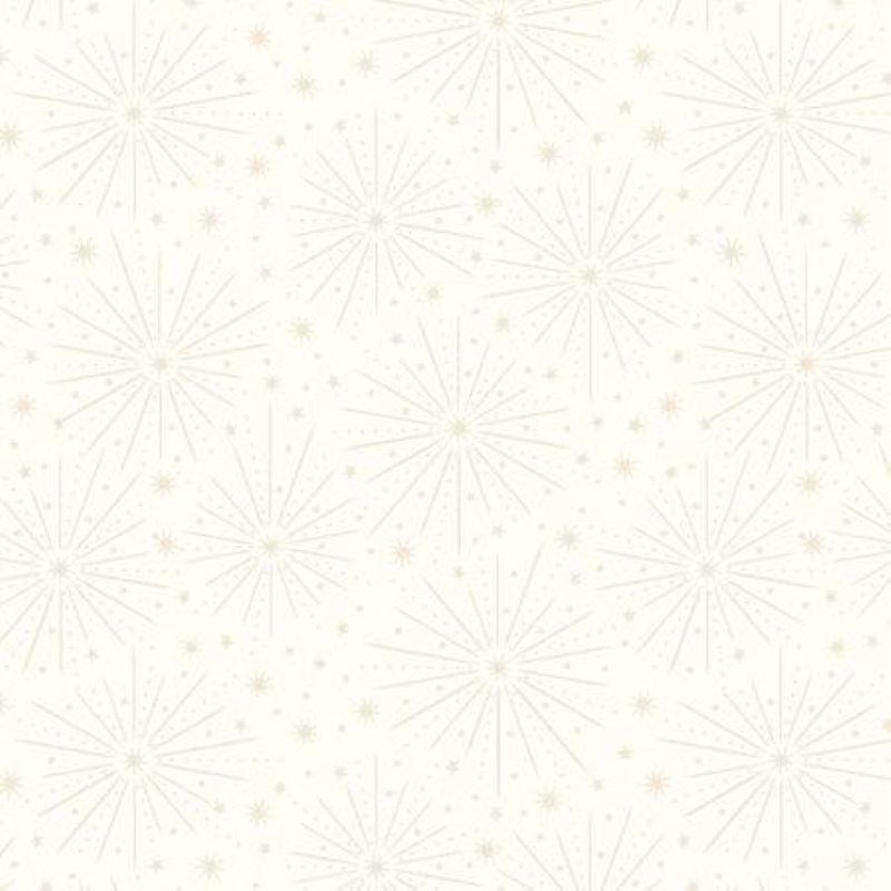 Tissu Patchwork Tiny Tonals Starburst Beige sur Crème, Coupon