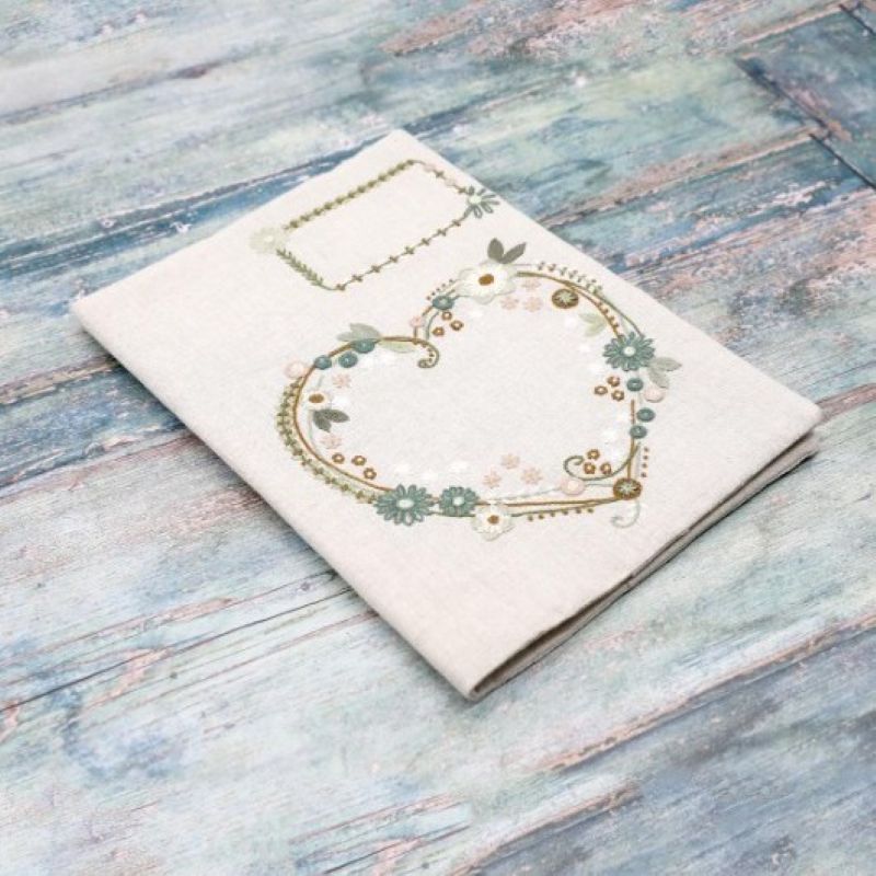 Kit Broderie Easy Custo - Planche Coeur