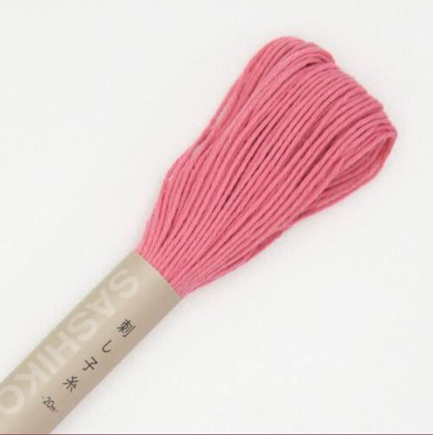 Fil Sashiko Rose, Col. n°13 - 20 m