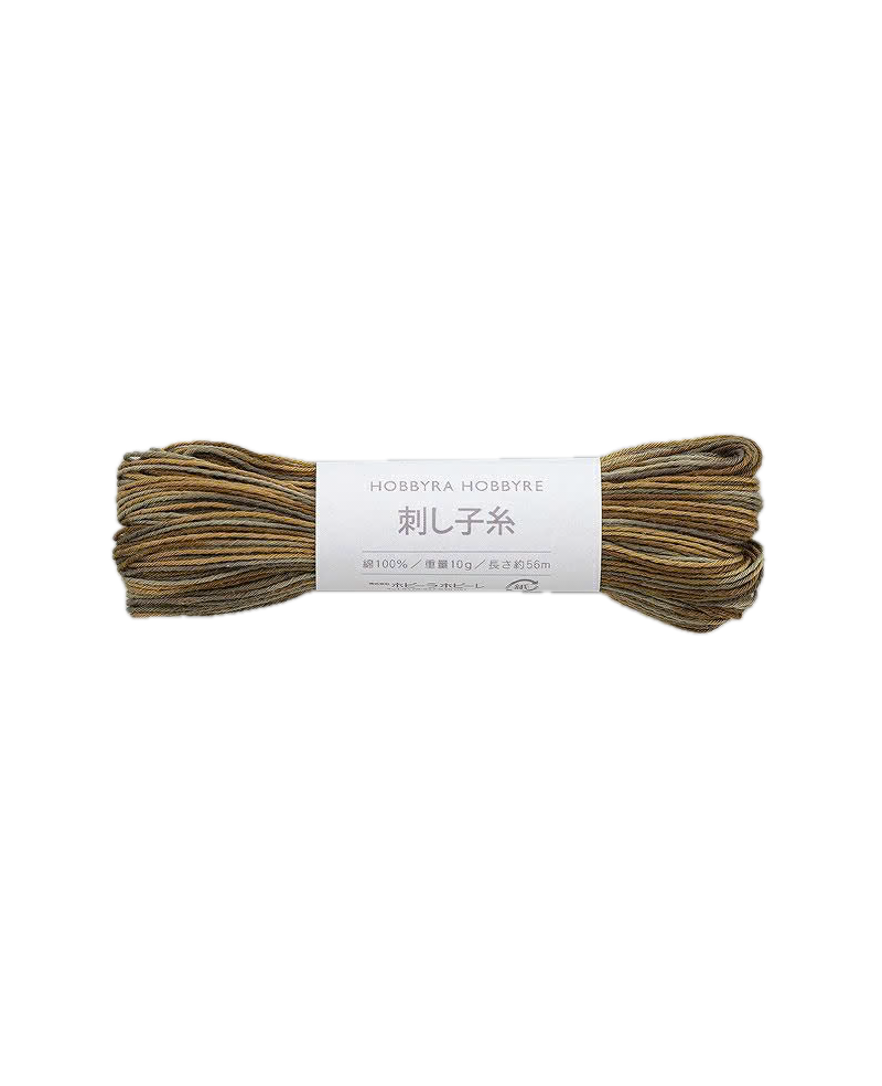 Fil Sashiko Nuancé - Brun Naturel, Col. HH222
