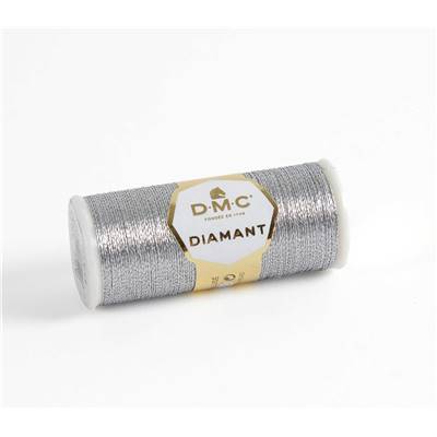 Fil Diamant DMC Métallisé Argent, Col.D415