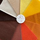 Assortiment de 10 Lainages Sue Spargo "Marron - Orange" - Roll