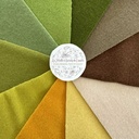 Assortiment de 10 Lainages Sue Spargo "Vert" - Roll
