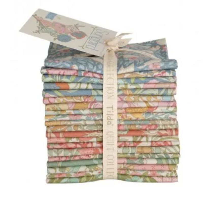 Tissu Patchwork Tilda Songbird, Lot de 20 Fat Eights