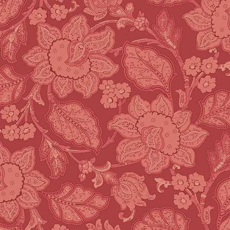 Tissu Patchwork Forest Glen Jacobean Raspberry