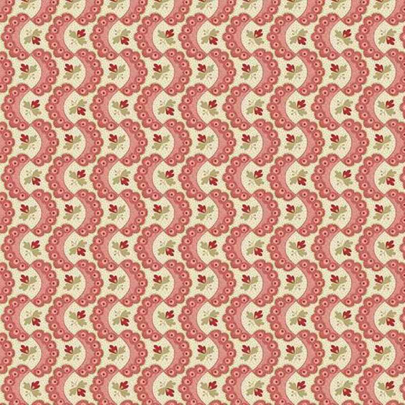 Tissu Patchwork Forest Glen Ruffle Cinnabar