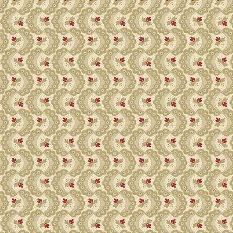 Tissu Patchwork Forest Glen Ruffle Fog