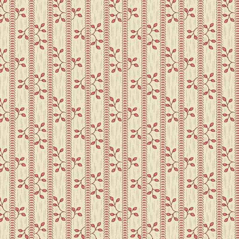 Tissu Patchwork Forest Glen Vines Raspberry, Coupon
