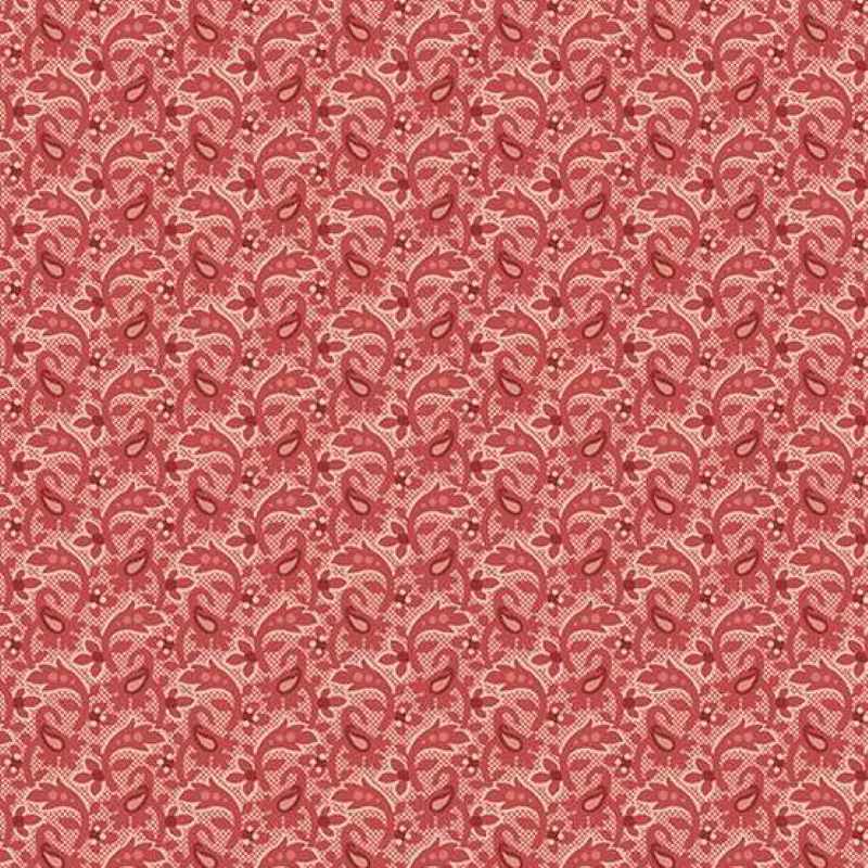 Tissu Patchwork Forest Glen Dewdrops Raspberry