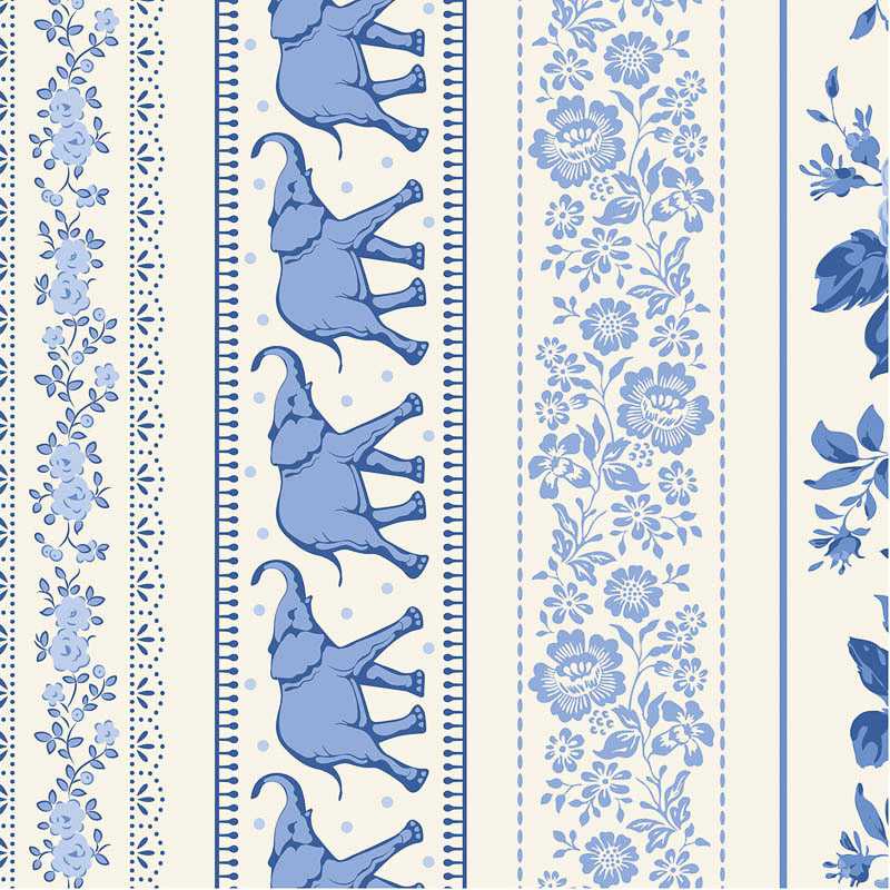 Tissu Patchwork Tilda Something Blue Border, Coupon